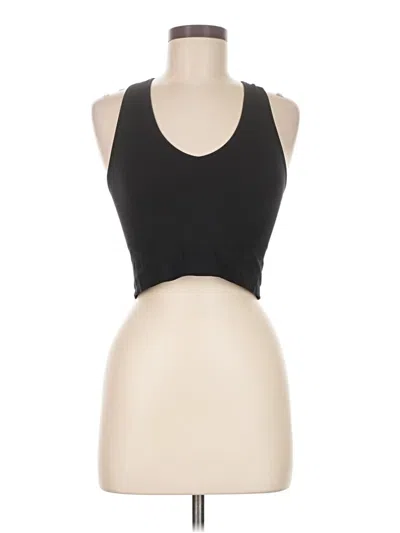 Pre-owned Athleta Tank Top Black Halter Neckline Tops