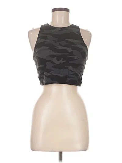 Pre-owned Athleta Tank Top Black Halter Neckline Tops