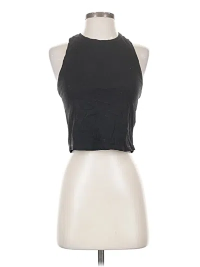 Pre-owned Athleta Tank Top Black Halter Neckline Tops