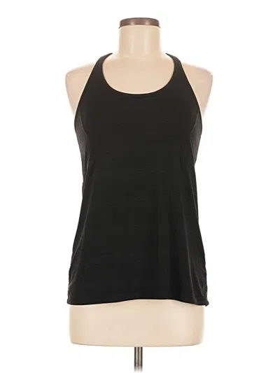 Pre-owned Athleta Tank Top Black Halter Neckline Tops