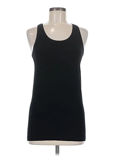 Pre-owned Athleta Tank Top Black Halter Neckline Tops