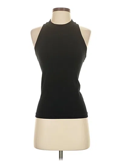 Pre-owned Athleta Tank Top Black Halter Neckline Tops