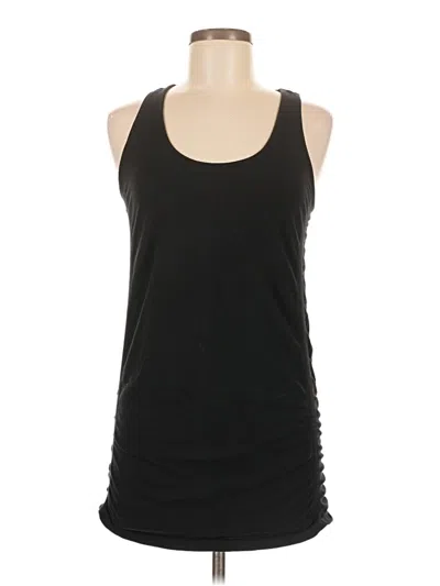 Pre-owned Athleta Tank Top Black Halter Neckline Tops