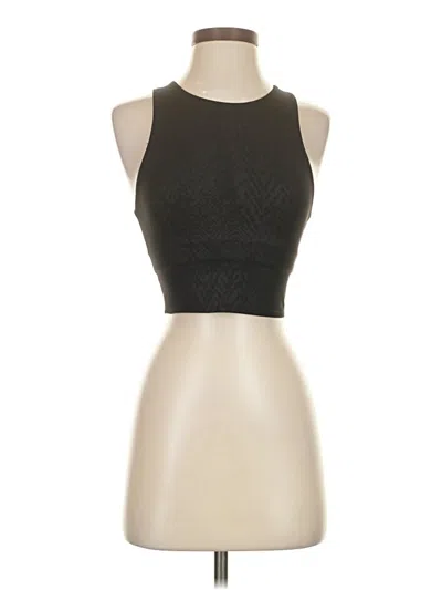 Pre-owned Athleta Tank Top Black Halter Neckline Tops