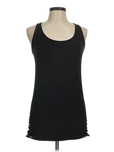 Pre-owned Athleta Tank Top Black Halter Neckline Tops