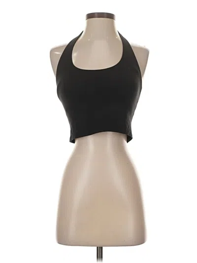 Pre-owned Athleta Tank Top Black Halter Neckline Tops