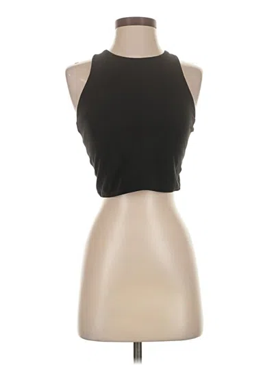Pre-owned Athleta Tank Top Black Halter Neckline Tops
