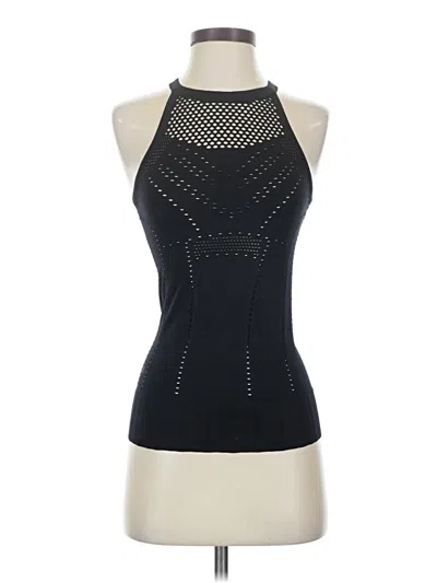 Pre-owned Athleta Tank Top Black Halter Neckline Tops