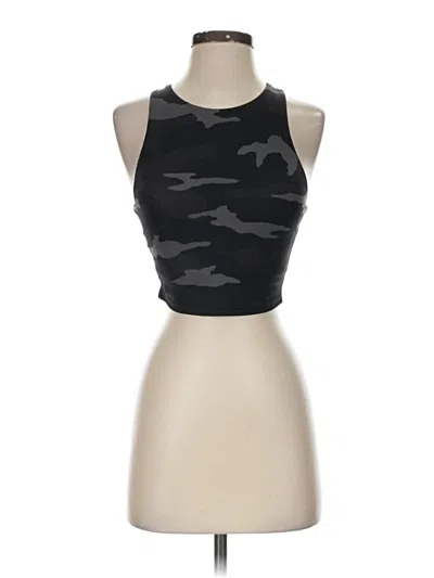 Pre-owned Athleta Tank Top Black Halter Neckline Tops