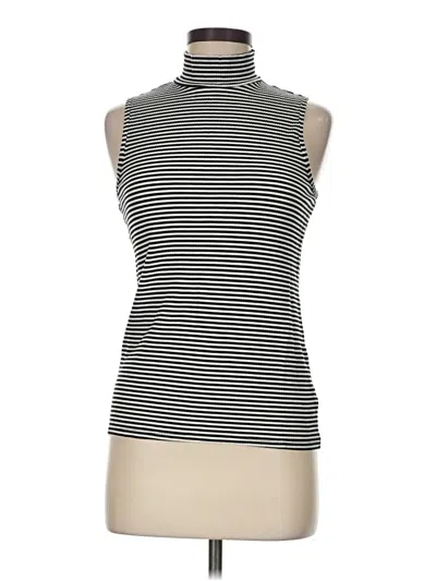 Pre-owned Athleta Tank Top Black Halter Neckline Tops