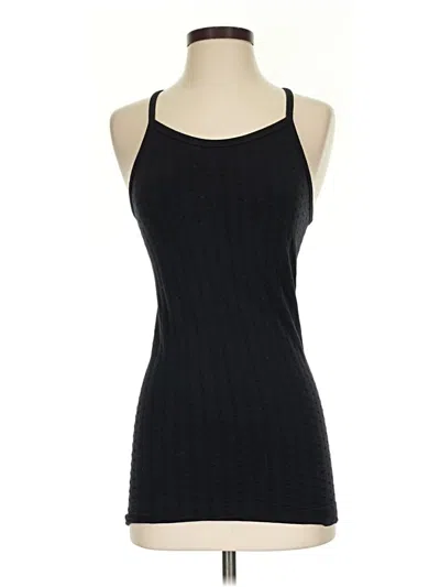 Pre-owned Athleta Tank Top Black Halter Neckline Tops