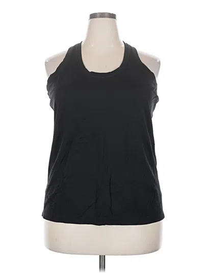 Pre-owned Athleta Tank Top Black Halter Neckline Tops