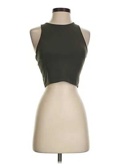 Pre-owned Athleta Tank Top Black Halter Neckline Tops