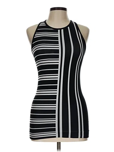 Pre-owned Athleta Tank Top Black Halter Neckline Tops