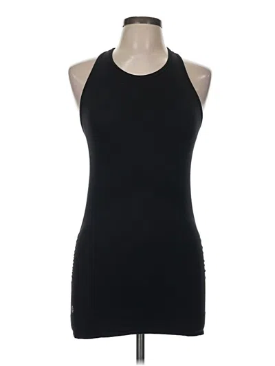 Pre-owned Athleta Tank Top Black Halter Neckline Tops