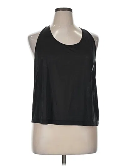 Pre-owned Athleta Tank Top Black Halter Neckline Tops