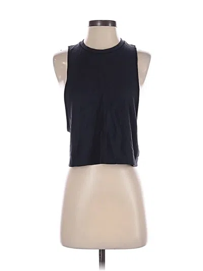 Pre-owned Athleta Tank Top Black Halter Neckline Tops