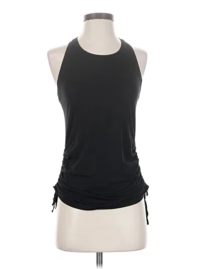 Pre-owned Athleta Tank Top Black Halter Neckline Tops