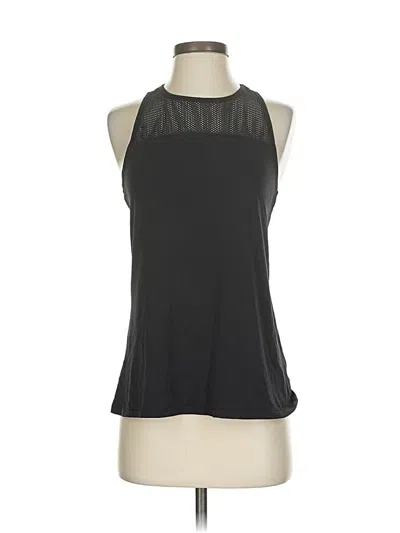 Pre-owned Athleta Tank Top Black Halter Neckline Tops