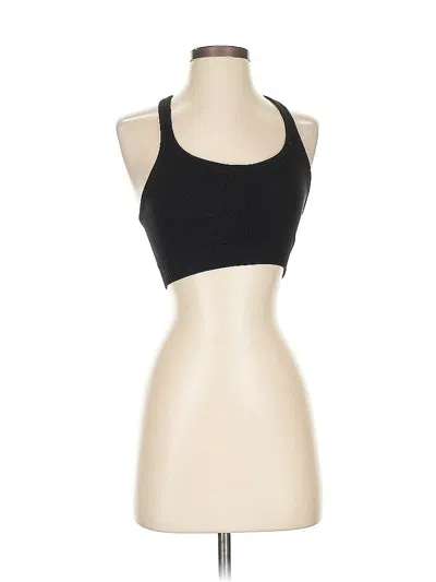 Pre-owned Athleta Tank Top Black Halter Neckline Tops