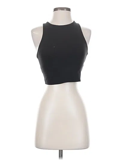 Pre-owned Athleta Tank Top Black Halter Neckline Tops