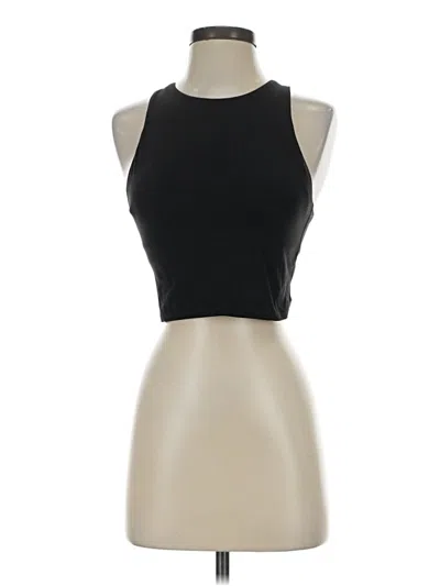 Pre-owned Athleta Tank Top Black Halter Neckline Tops