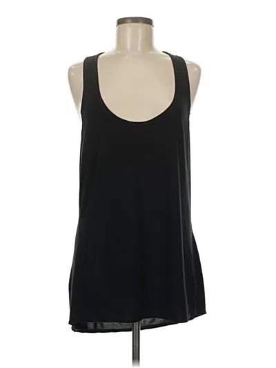 Pre-owned Athleta Tank Top Black Halter Neckline Tops