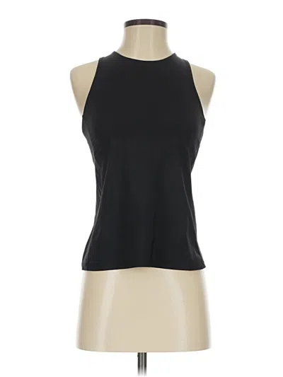 Pre-owned Athleta Tank Top Black Halter Neckline Tops