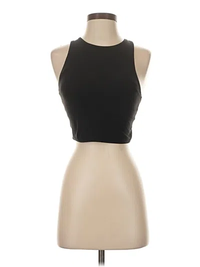 Pre-owned Athleta Tank Top Black Halter Neckline Tops