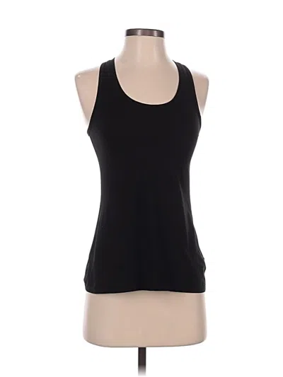 Pre-owned Athleta Tank Top Black Halter Neckline Tops