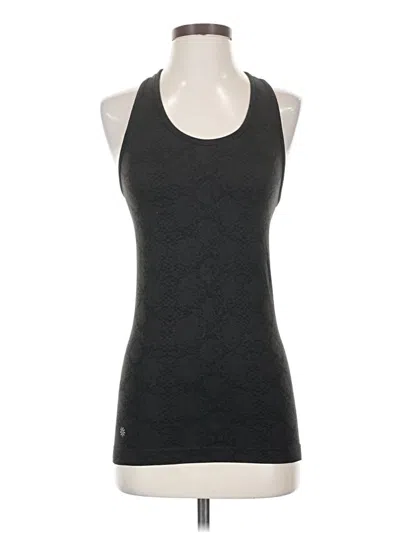 Pre-owned Athleta Tank Top Black Halter Neckline Tops