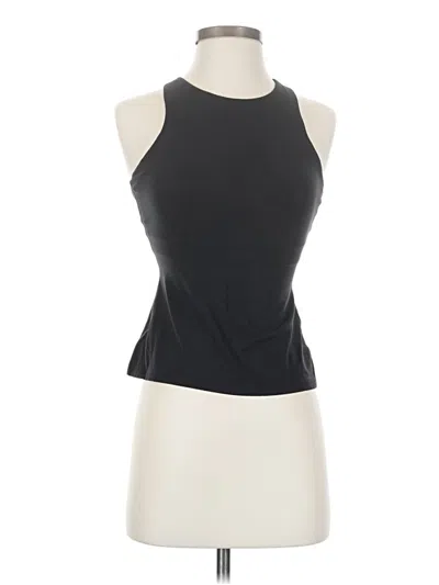Pre-owned Athleta Tank Top Black Halter Neckline Tops