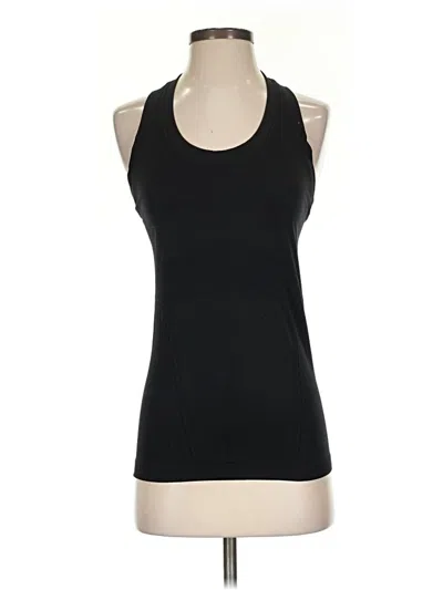 Pre-owned Athleta Tank Top Black Halter Neckline Tops