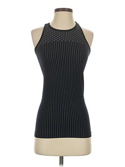Pre-owned Athleta Tank Top Black Halter Neckline Tops