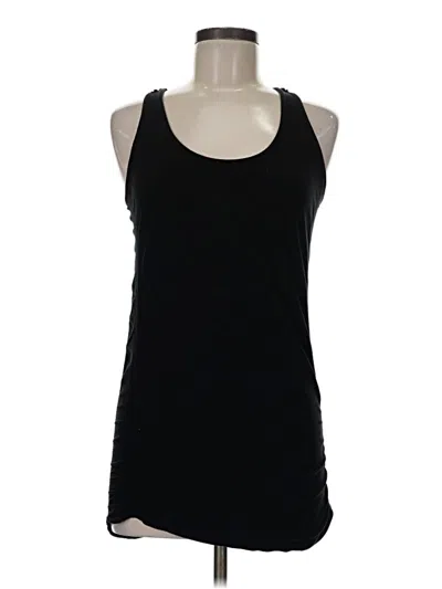 Pre-owned Athleta Tank Top Black Halter Neckline Tops