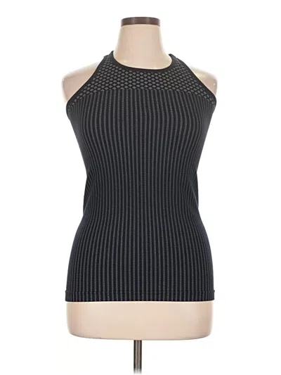 Pre-owned Athleta Tank Top Black Halter Neckline Tops