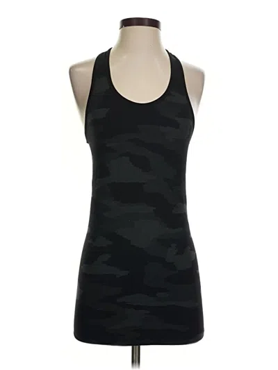 Pre-owned Athleta Tank Top Black Halter Neckline Tops
