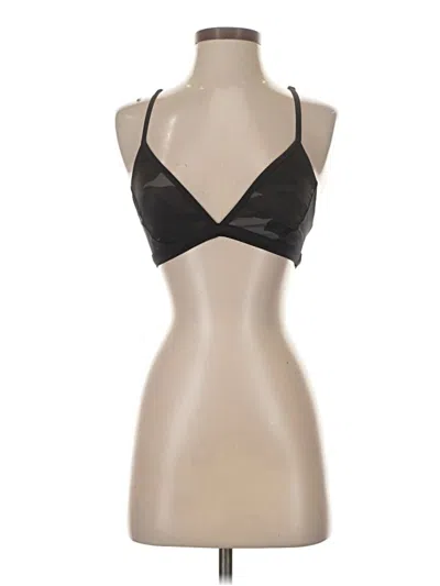 Pre-owned Athleta Tank Top Black Halter Neckline Tops