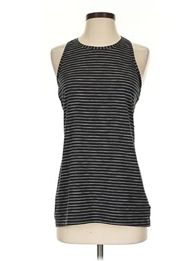 Pre-owned Athleta Tank Top Black Halter Neckline Tops