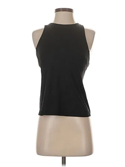 Pre-owned Athleta Tank Top Black Halter Neckline Tops