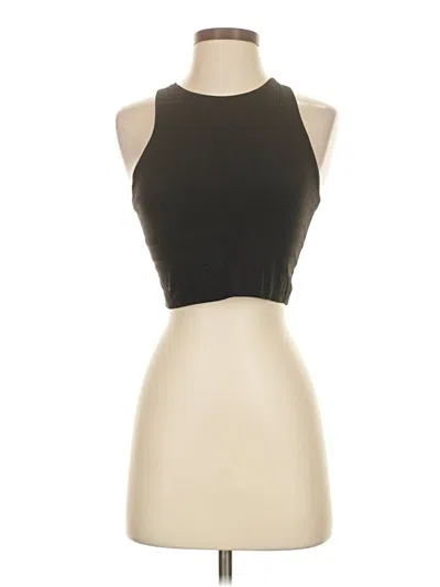 Pre-owned Athleta Tank Top Black Halter Neckline Tops