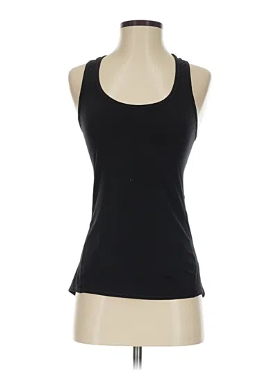 Pre-owned Athleta Tank Top Black Halter Neckline Tops
