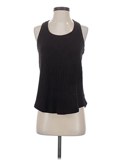 Pre-owned Athleta Tank Top Black Halter Neckline Tops