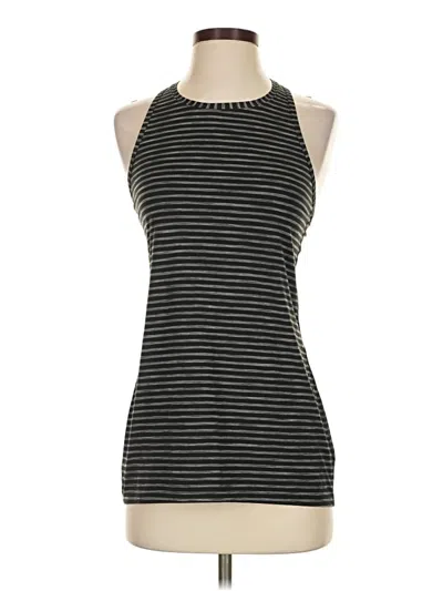 Pre-owned Athleta Tank Top Black Halter Neckline Tops