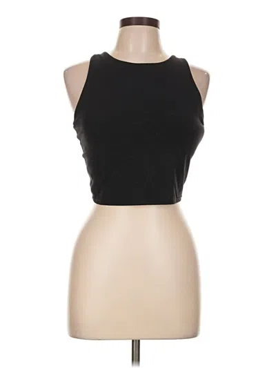 Pre-owned Athleta Tank Top Black Halter Neckline Tops