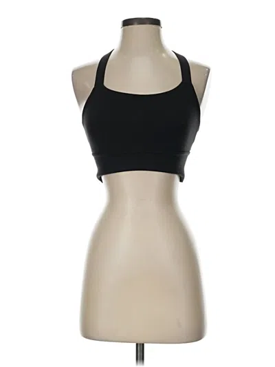 Pre-owned Athleta Tank Top Black Halter Neckline Tops