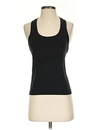 Pre-owned Athleta Tank Top Black Halter Neckline Tops