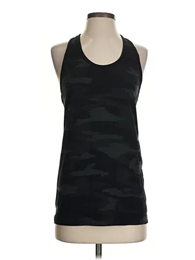 Pre-owned Athleta Tank Top Black Halter Neckline Tops