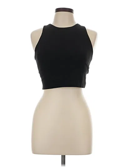 Pre-owned Athleta Tank Top Black Halter Neckline Tops