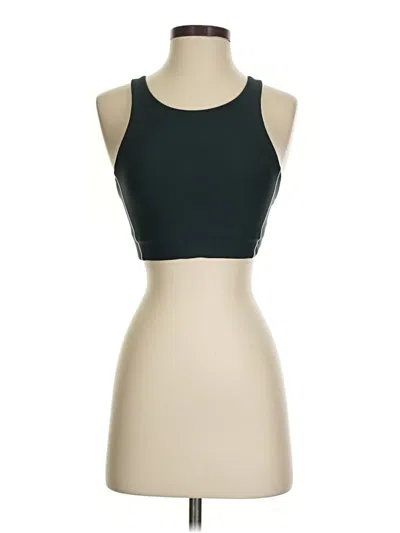 Pre-owned Athleta Tank Top Black Halter Neckline Tops